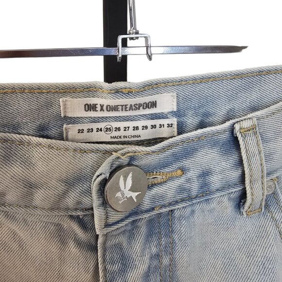 One Teaspoon Womens Awesome  Baggies Size 25 - Picture 4 of 8